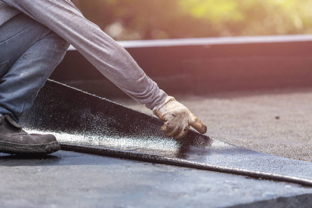Professional Basement Waterproofing technician working in Hornell, NY